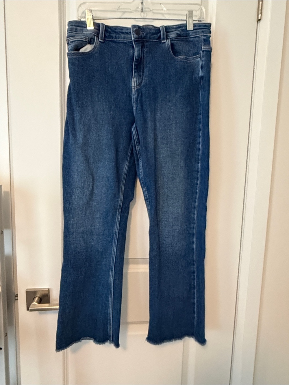 Vero Moda Straight-Leg Jeans in Deep Blue Wash
